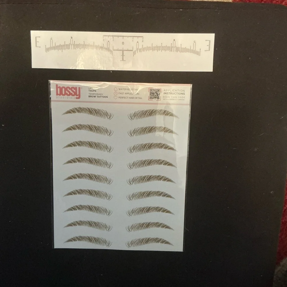 Bossy Eyebrow Tatoo’s and Finish Cream